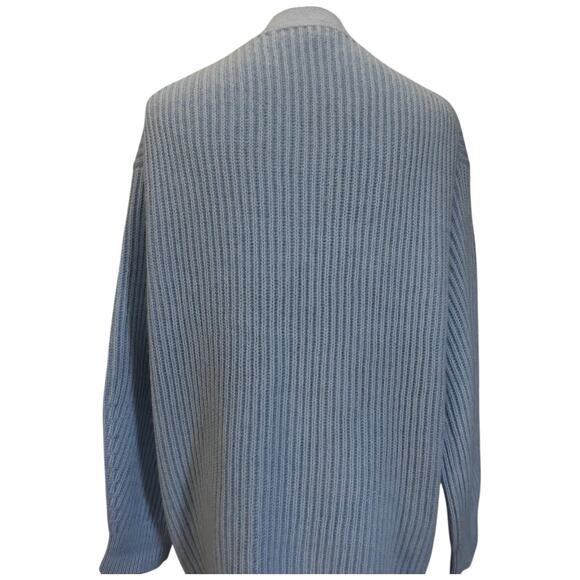 J.Crew Ribbed Chunky Knit V-Neck Cotton Blend Cardigan Size S - Picture 10 of 13